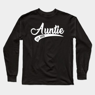 Auntie est. 2020 Long Sleeve T-Shirt